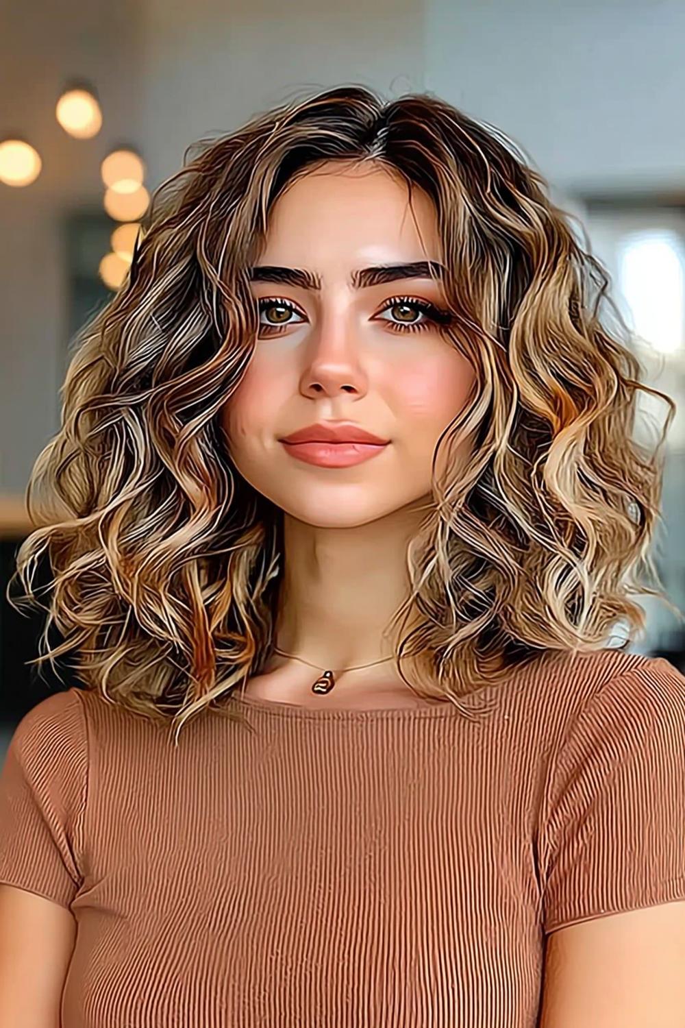 Beach waves dorées