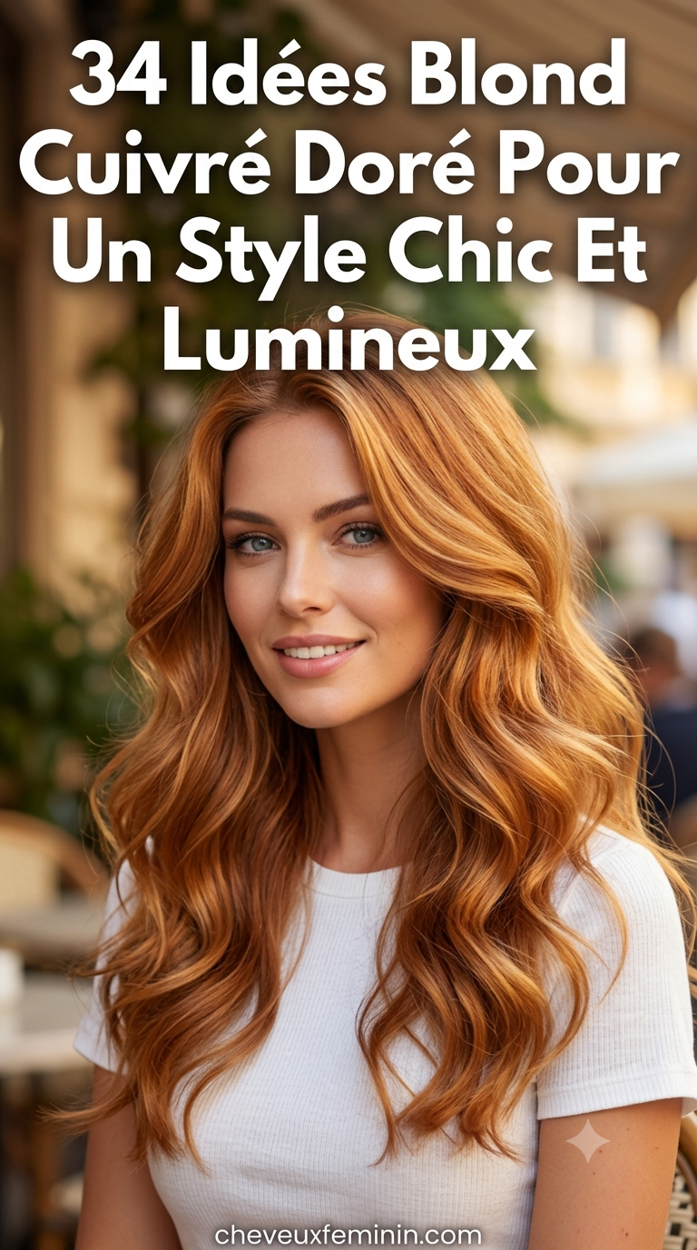 34 Idées Blond Cuivré Doré Pour Un Style Chic Et Lumineux