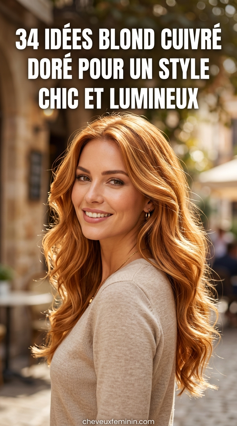 34 Idées Blond Cuivré Doré Pour Un Style Chic Et Lumineux