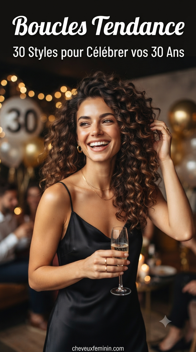 Boucles Tendance : 30 Styles pour Célébrer vos 30 Ans