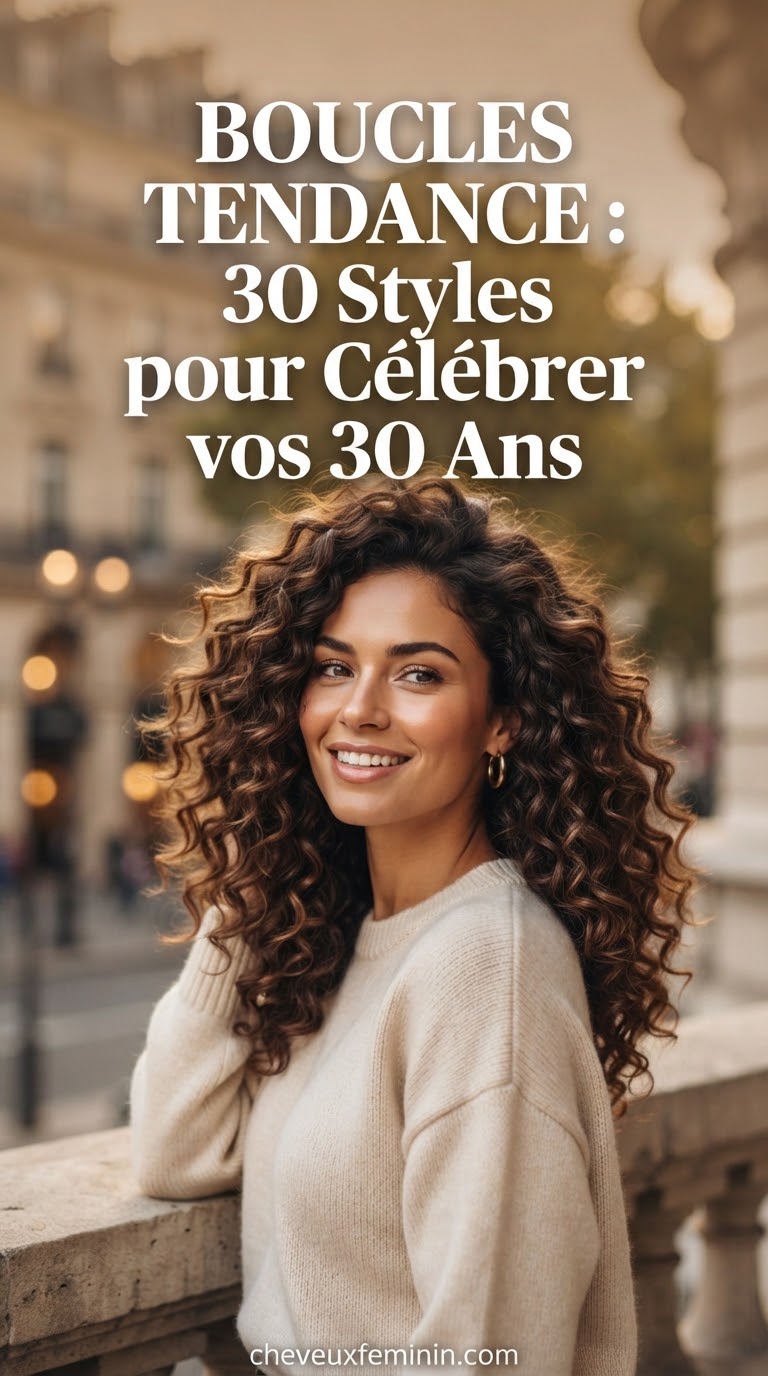 Boucles Tendance : 30 Styles pour Célébrer vos 30 Ans
