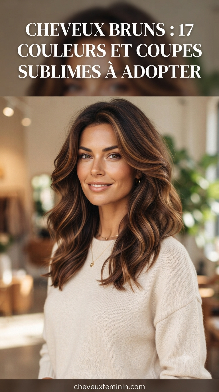 Cheveux Bruns : 17 Couleurs et Coupes Sublimes à Adopter