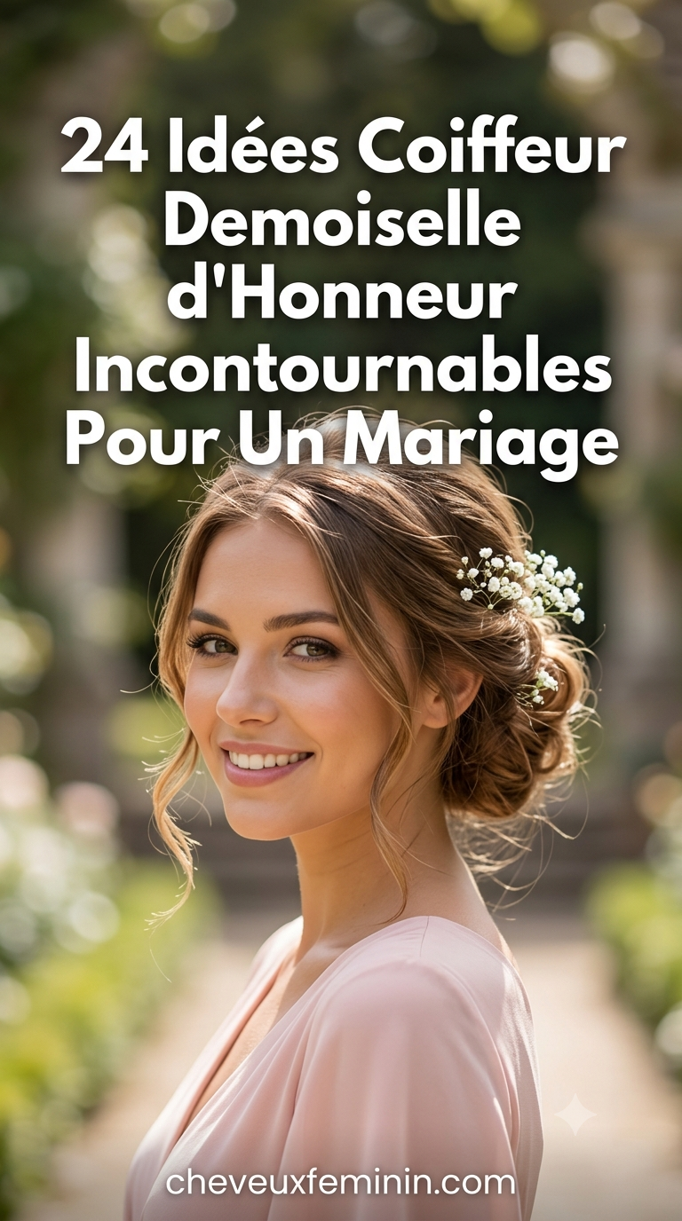 24 Idées Coiffeur Demoiselle d'Honneur Incontournables Pour Un Mariage Stylé