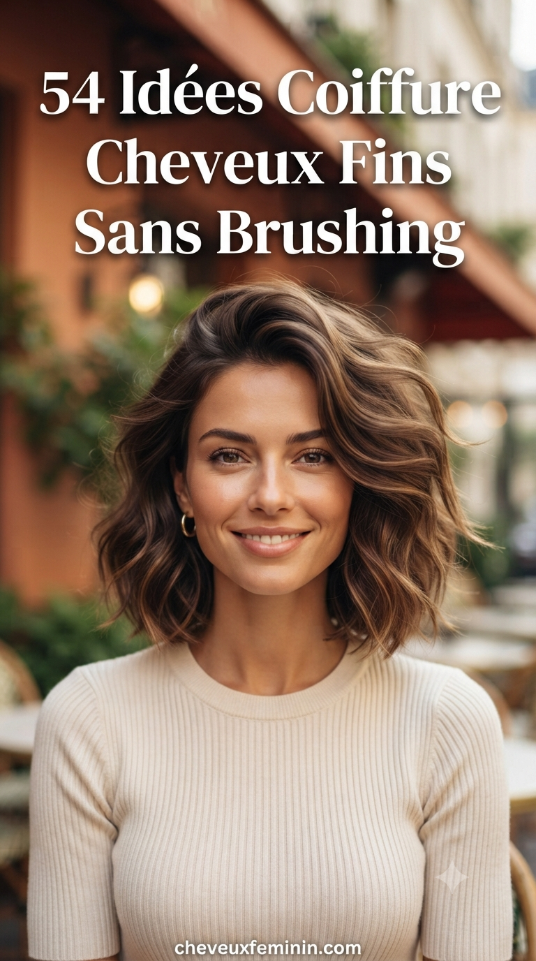 54 Idées Coiffure Cheveux Fins Sans Brushing