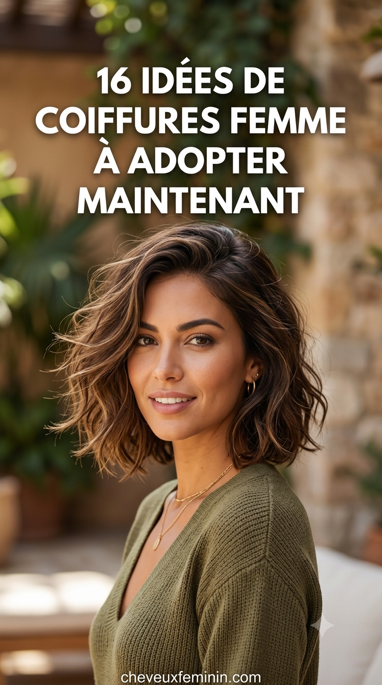 16 Idées De Coiffures Femme À Adopter Maintenant