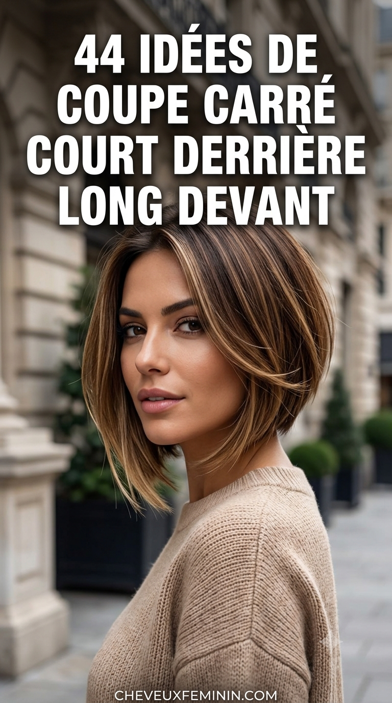 44 Idées De Coupe Carré Court Derrière Long Devant