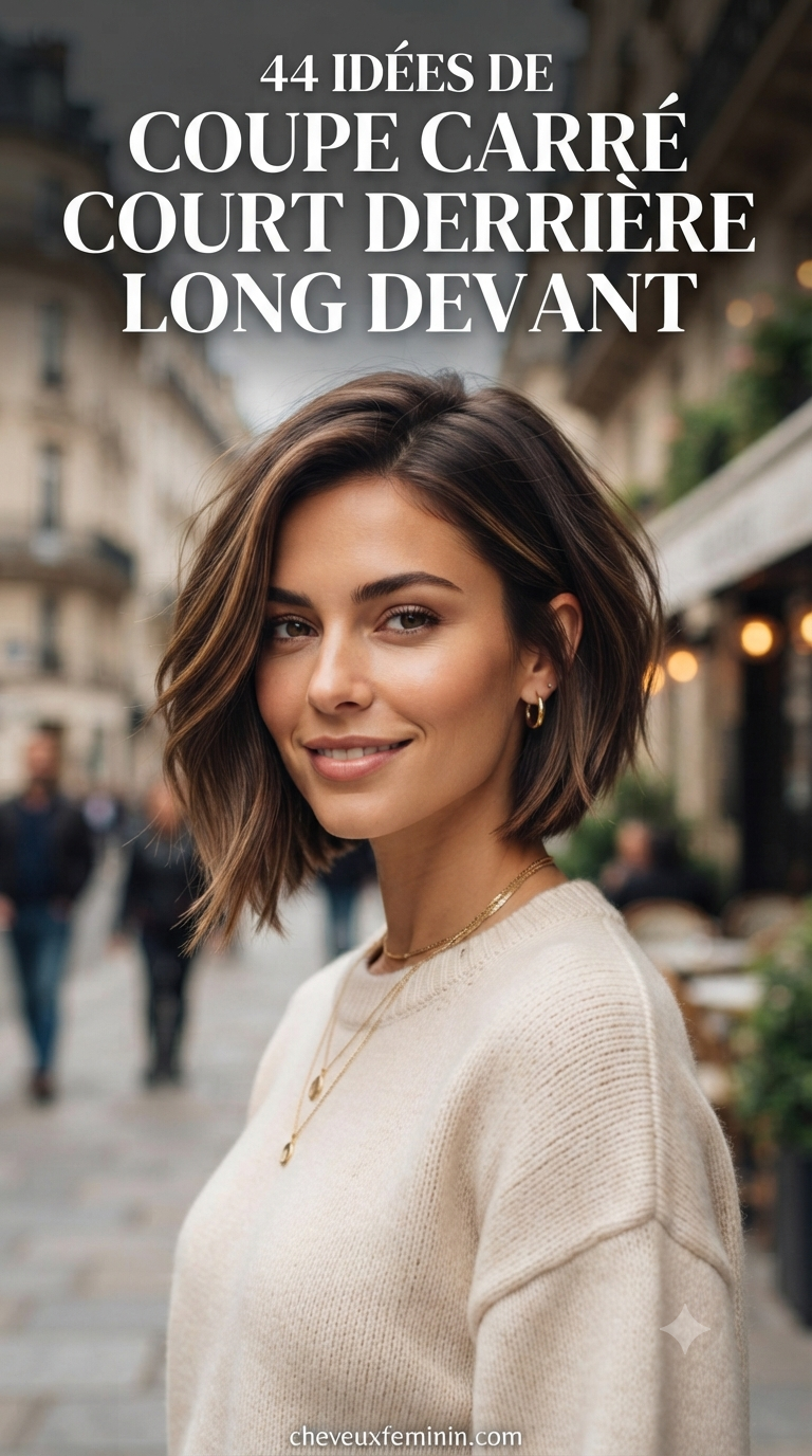 44 Idées De Coupe Carré Court Derrière Long Devant