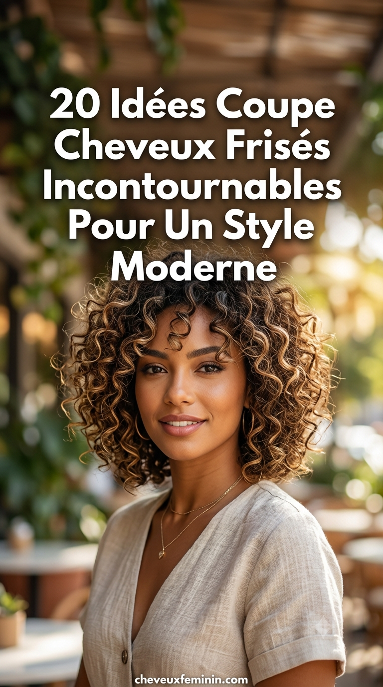 20 Idées Coupe Cheveux Frisés Incontournables Pour Un Style Moderne