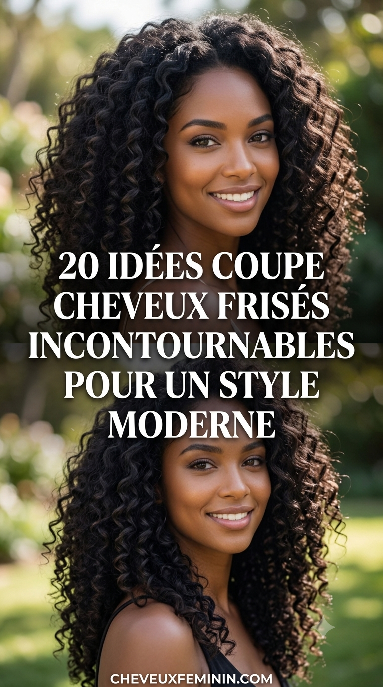 20 Idées Coupe Cheveux Frisés Incontournables Pour Un Style Moderne