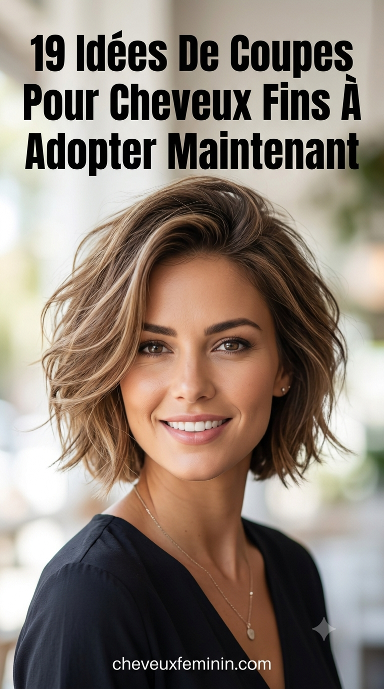 19 Idées De Coupes Pour Cheveux Fins À Adopter Maintenant