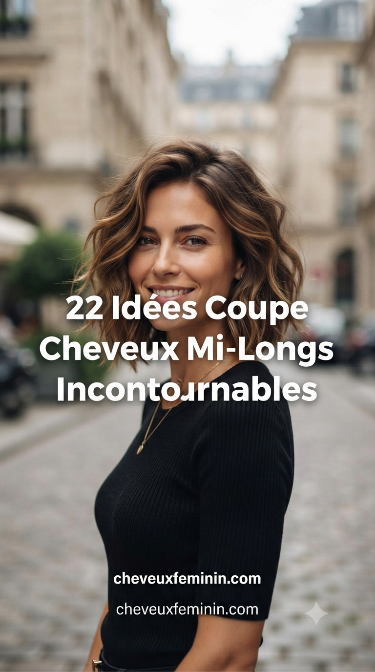 22 Idées Coupe Cheveux Mi-Longs Incontournables