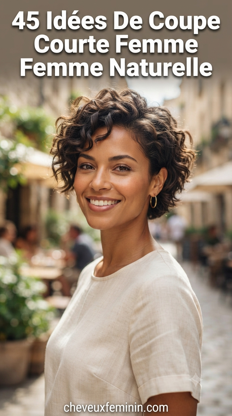 45 Idées De Coupe Courte Femme Naturelle