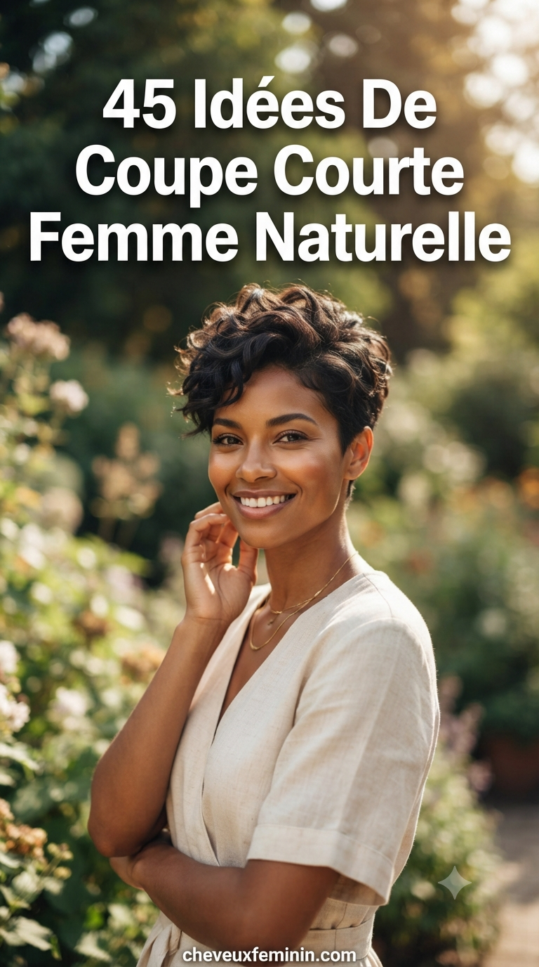 45 Idées De Coupe Courte Femme Naturelle