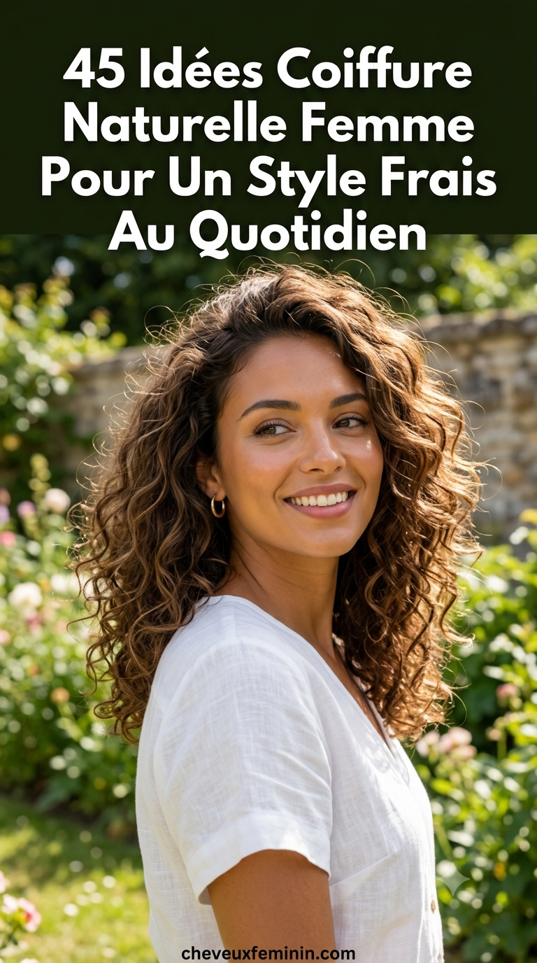 45 Idées Coiffure Naturelle Femme Pour Un Style Frais Au Quotidien